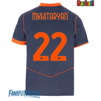 Inter Milan Henrikh Mkhitaryan #22 Tricou Fotbal Replică 2025-26 Barbati Treilea
